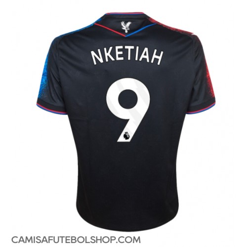 Camisa de time de futebol Crystal Palace Eddie Nketiah #9 Replicas 3º Equipamento 2024-25 Manga Curta